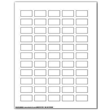 CENTURION MEDICAL PRODUCTS LBL CLR 10 Sheet Clear Laser Printer Labels 169414